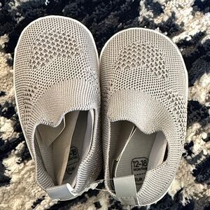 Gray Kids Slip-On Shoes(12-18 months)